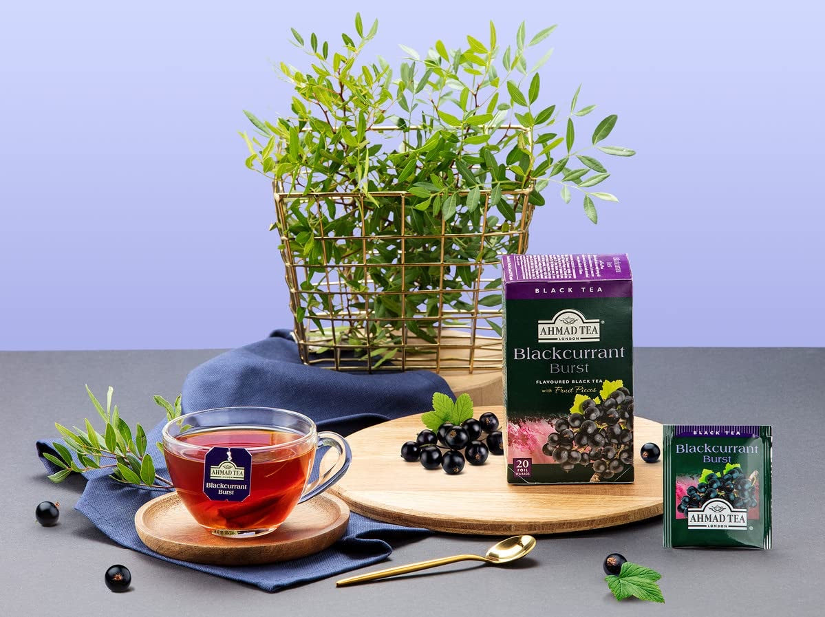 شاي أحمد تي بالعنب الاسود -٢٠فتلة